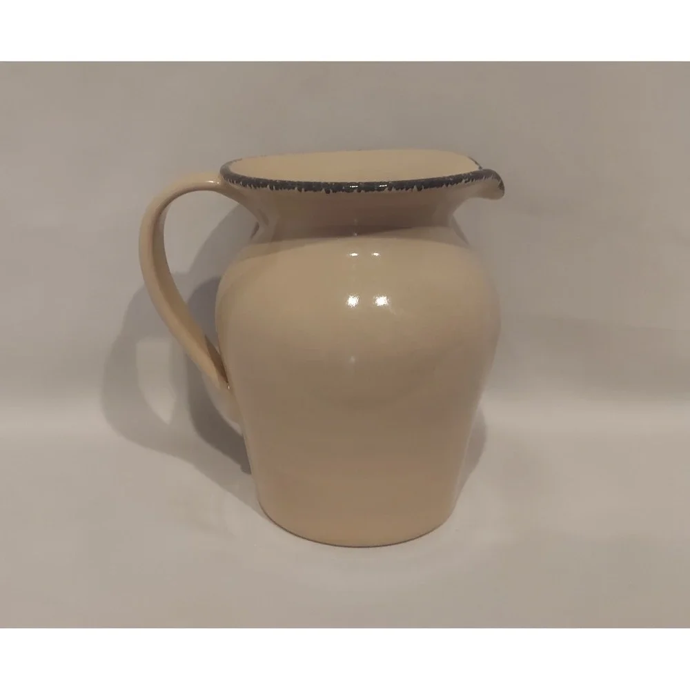 Home & Garden Party Ltd. 2002 Vintage Birdhouse Stoneware Pitcher Made in USA